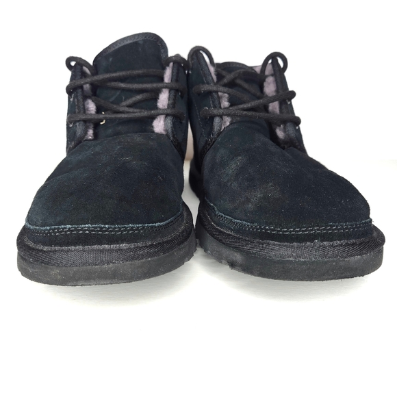 UGG Neumel Black Suede 10 Mens Chukka Boot - Picture 2 of 8